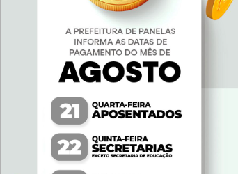 Pagamento agosto/2024 !!!