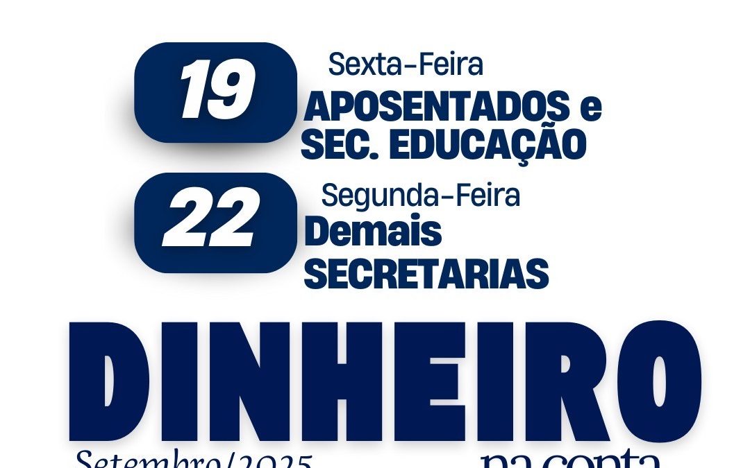 Pagamento Setembro/2025!